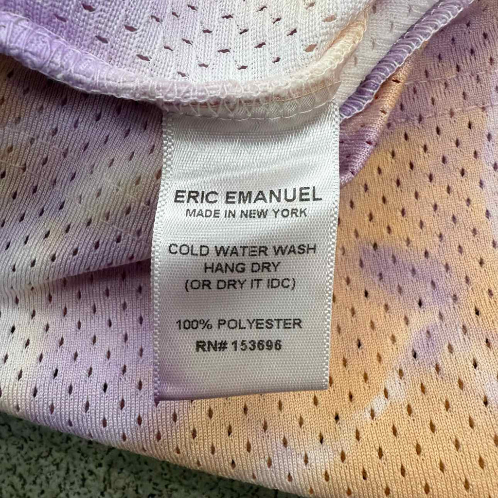 Eric Emanuel Mesh Shorts "TIE DYE" Purple New Size 2XL