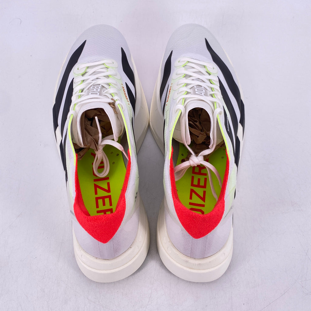 Adidas Adizero Adios Pro 4 M "WHITE BLACK RED" 2024 New Size 10