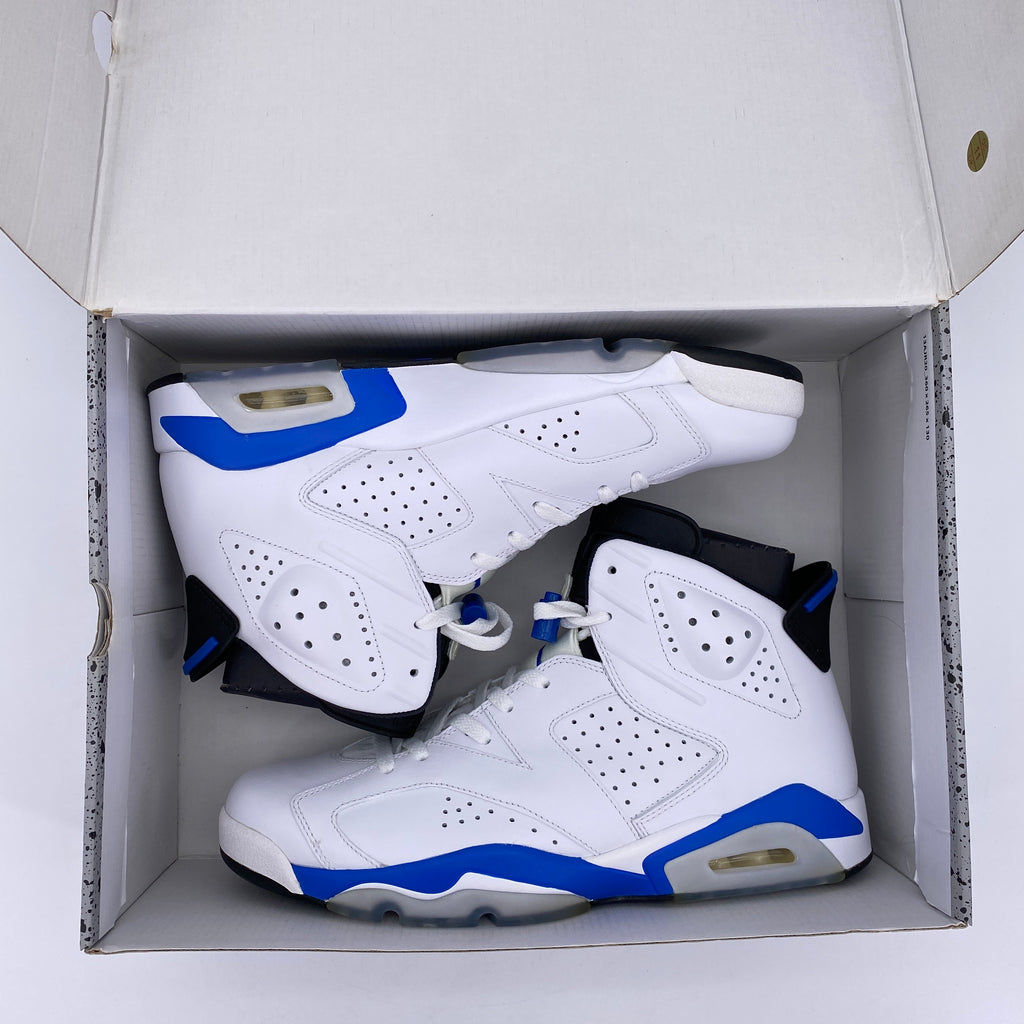 Air Jordan 6 Retro "Sport Blue" 2014 New Size 11.5