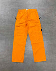 Stone Island Pants "CARGO" Orange New Size 32