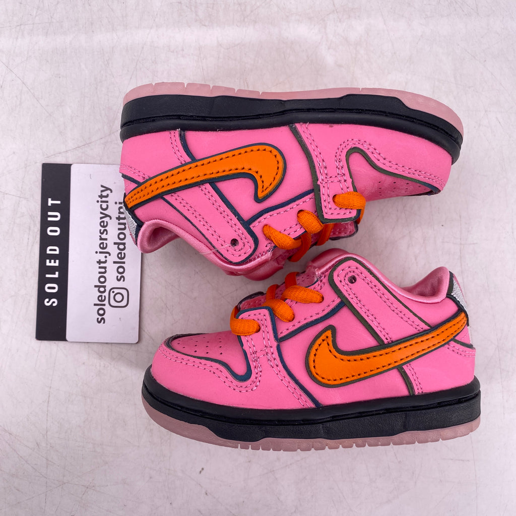 Nike (TD) Dunk Low "Powerpuff Blossom" 2023 New Size 5c