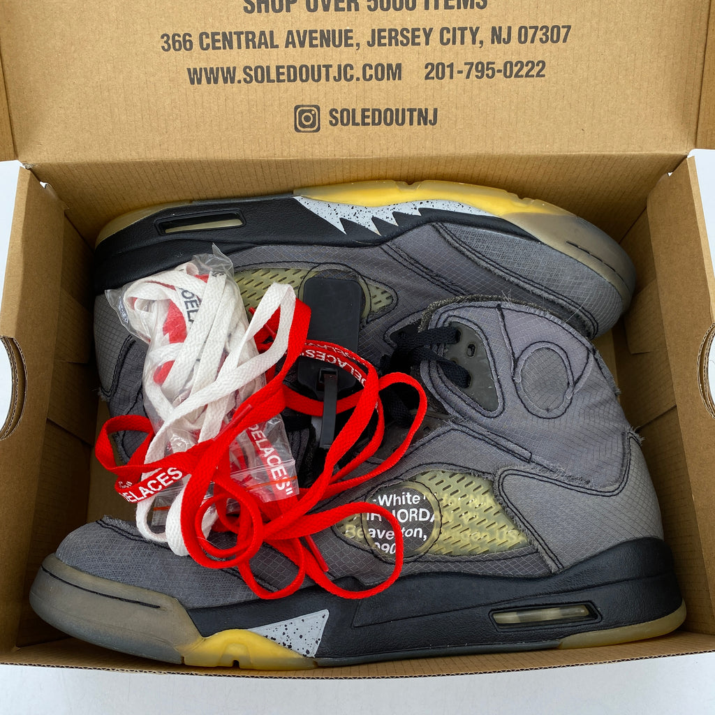 Air Jordan 5 Retro "Ow Black" 2019 Used Size 11.5