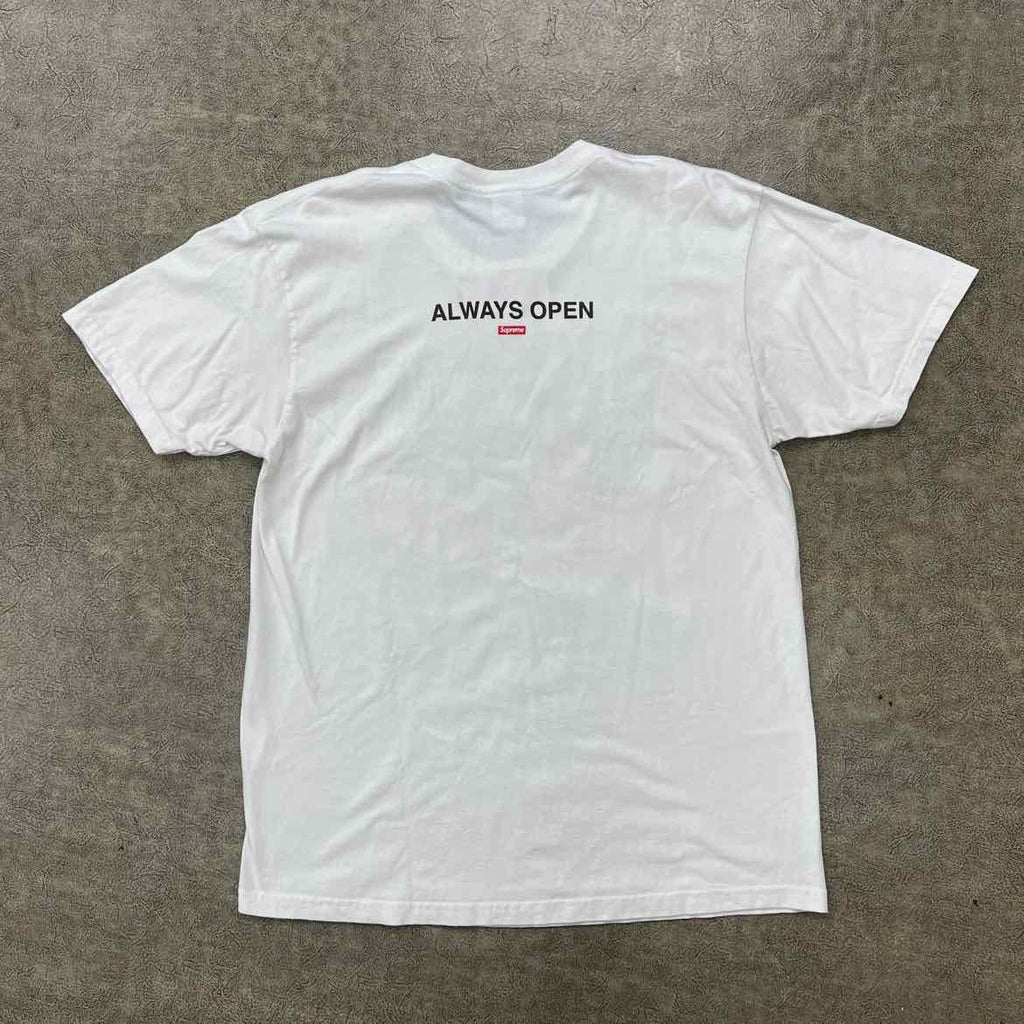 Supreme T-Shirt "GAS" White Used Size L