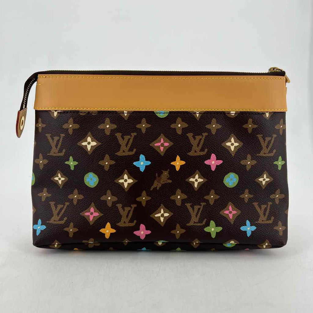 Louis Vuitton Pouch "MONOGRAM CRAGGY" Used Brown Size OS