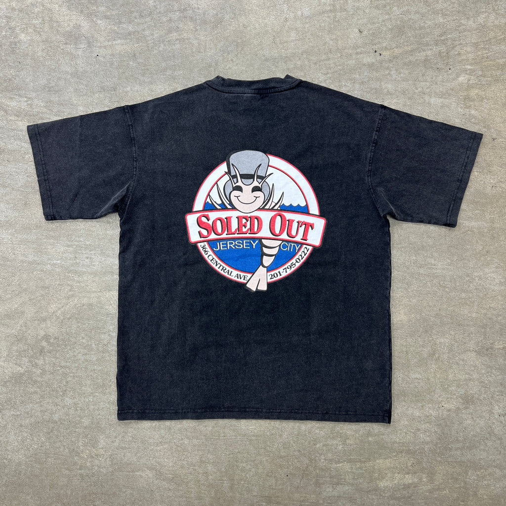Soled Out T-Shirt "GUMP" Vintage Black Size 2XL
