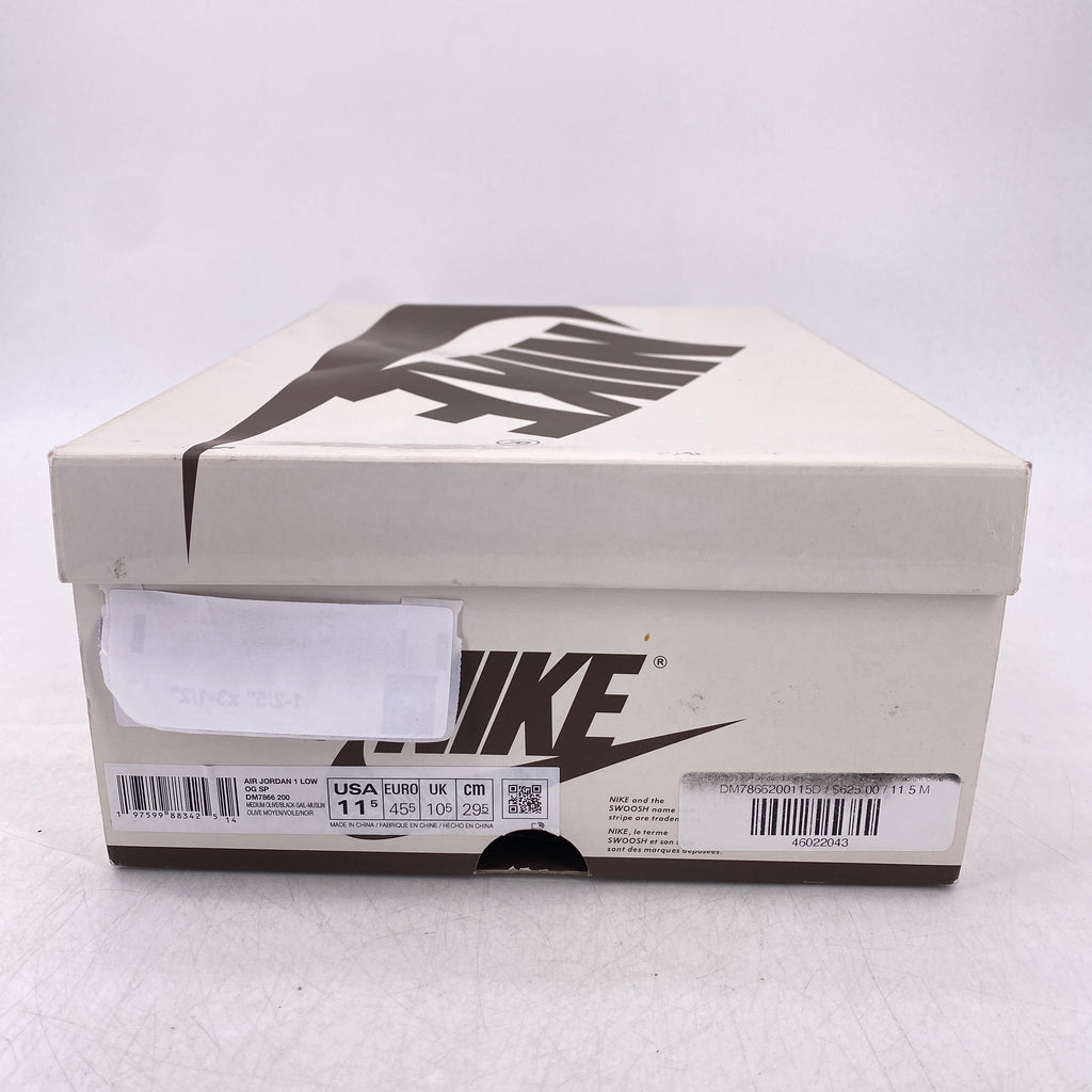 Air Jordan 1 Retro Low "Travis Scott Medium Olive" 2024 Used Size 11.5