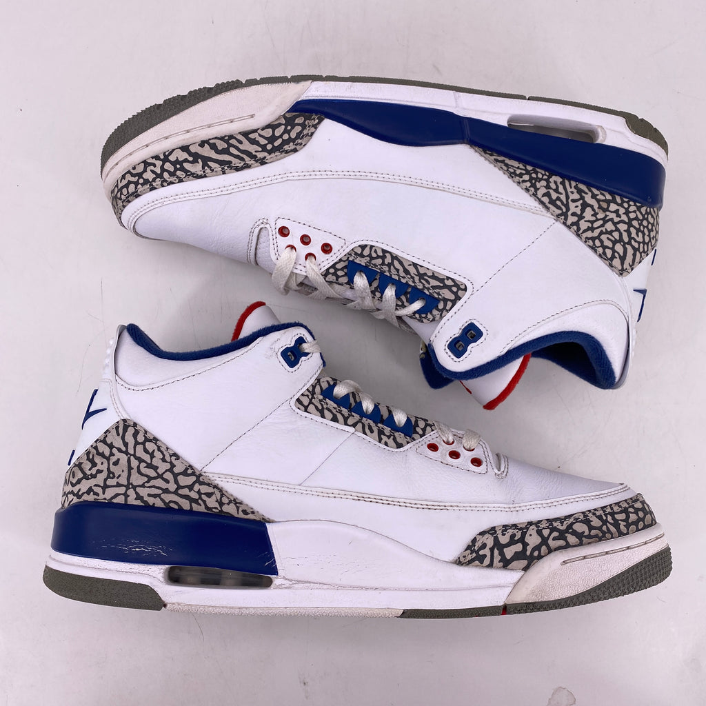 Air Jordan 3 Retro "True Blue" 2016 Used Size 12