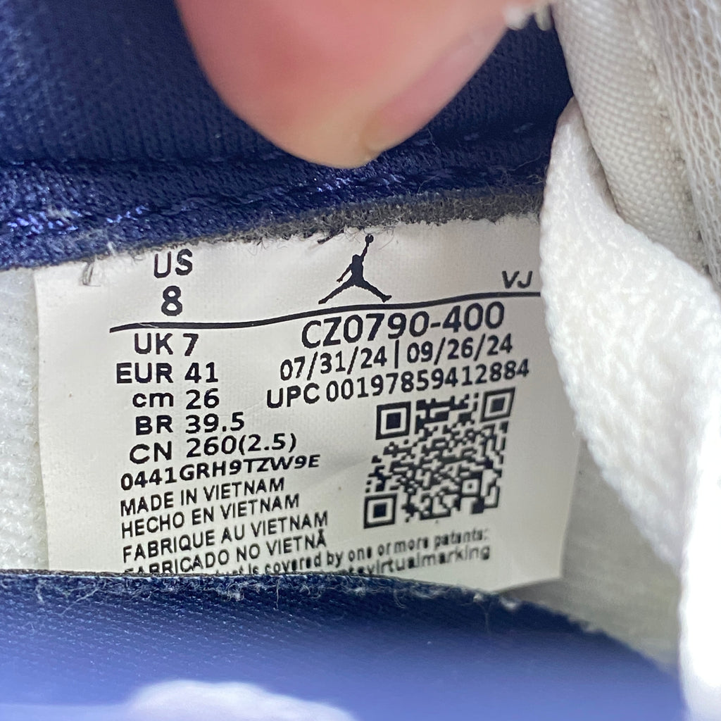 Air Jordan 1 Retro Low "Obsidian" 2025 Used Size 8