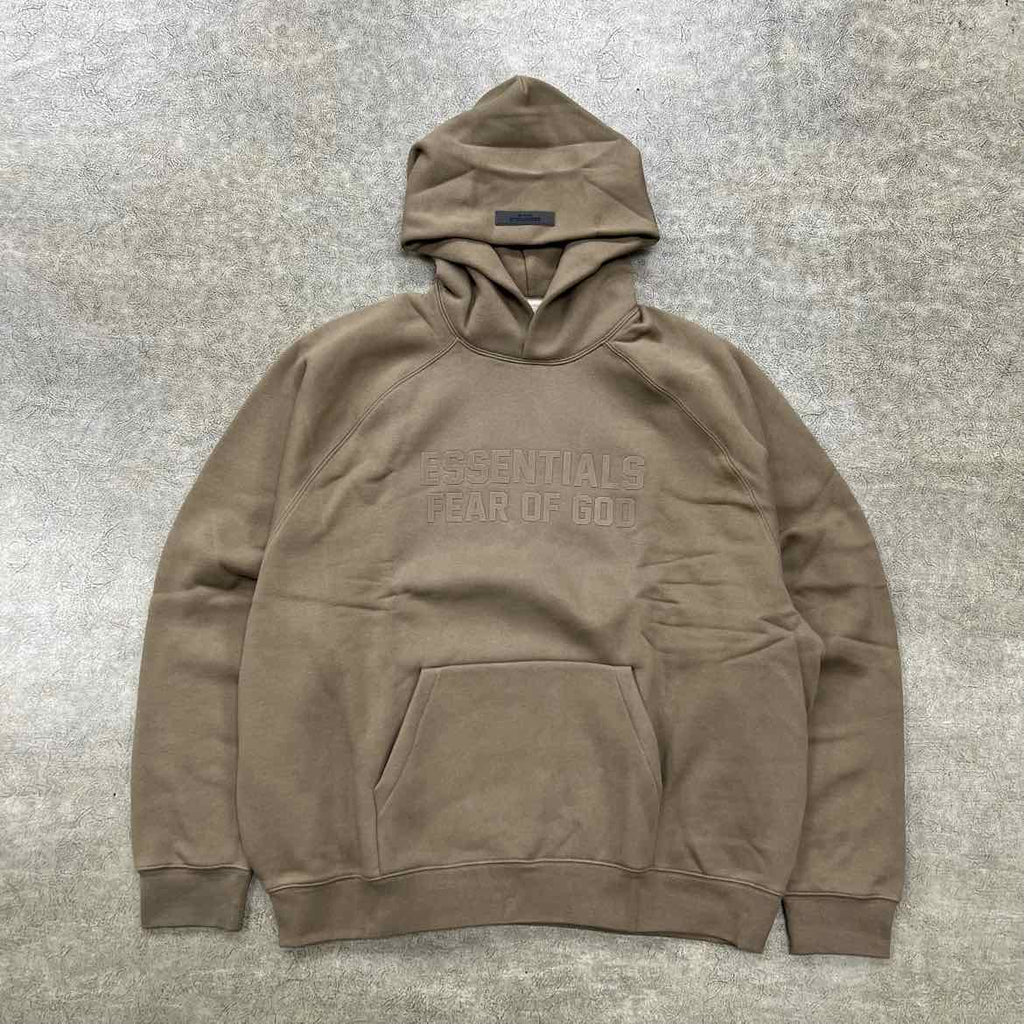Fear of God Hoodie "ESSENTIALS" Wood New Size XL