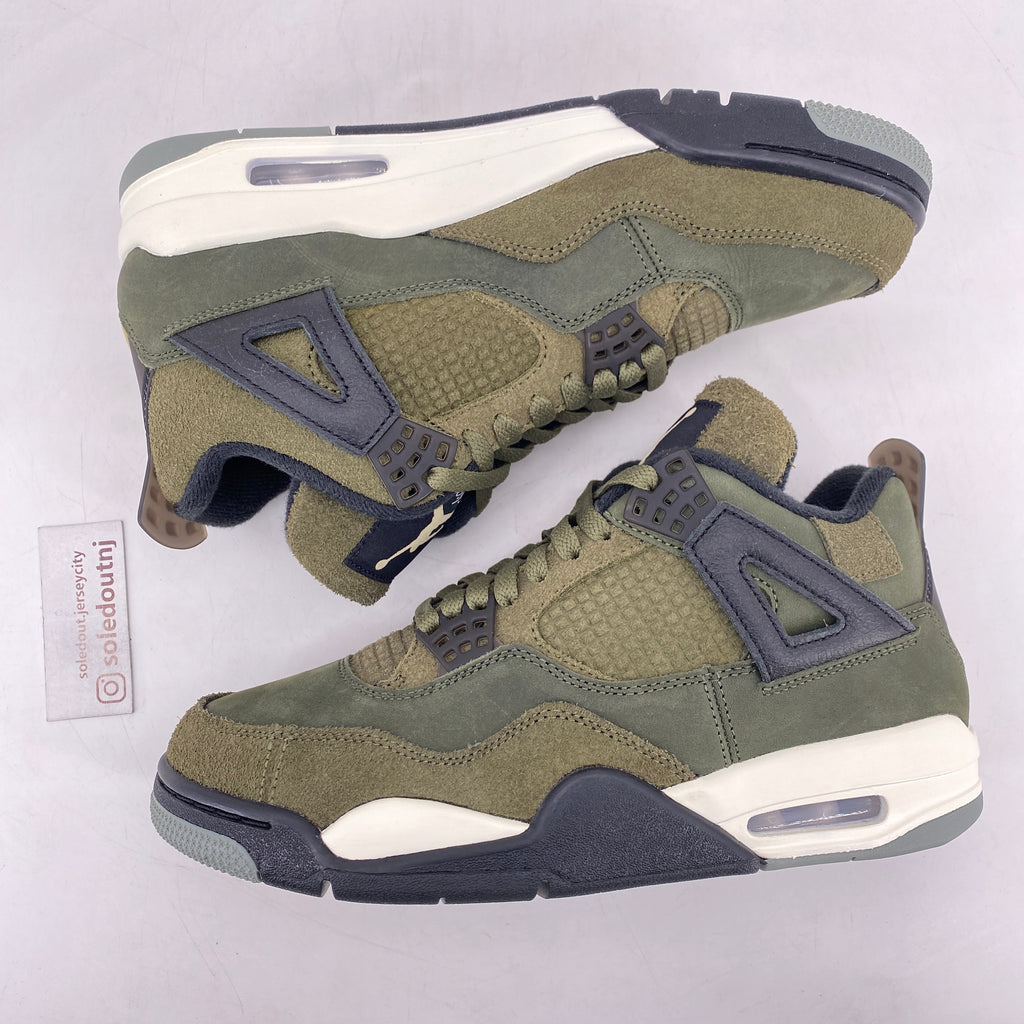 Air Jordan 4 Retro "Medium Olive" 2023 New Size 8