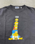 Kith T-Shirt "SIMPSONS FAMILY STACK" Black New Size S