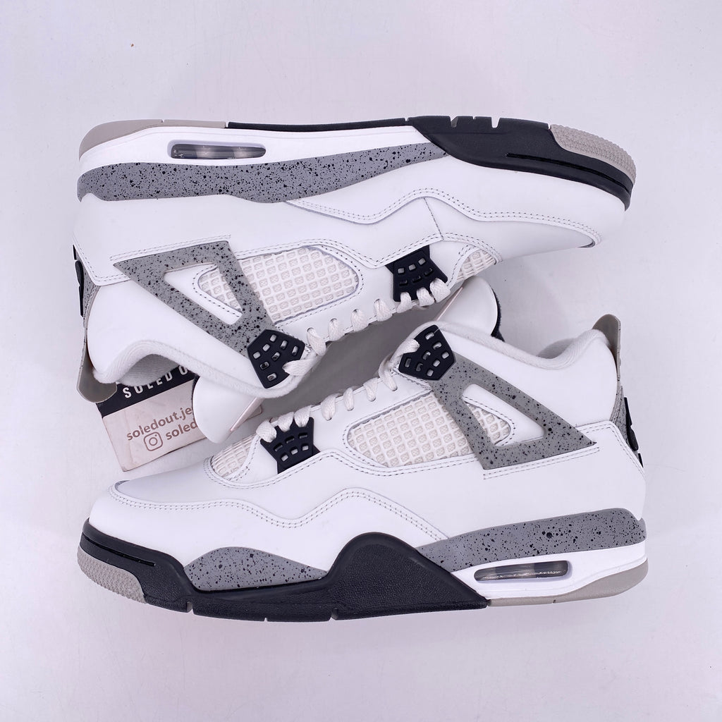 Air Jordan 4 Retro "White Cement" 2025 New Size 10.5
