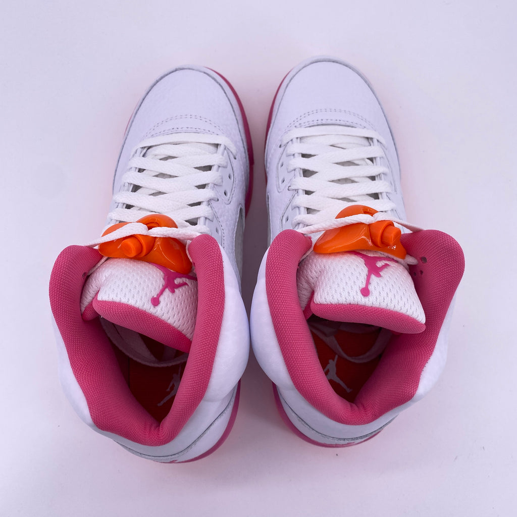 Air Jordan (GS) 5 Retro "Wnba Pinksicle Safety Orange" 2022 New Size 5Y