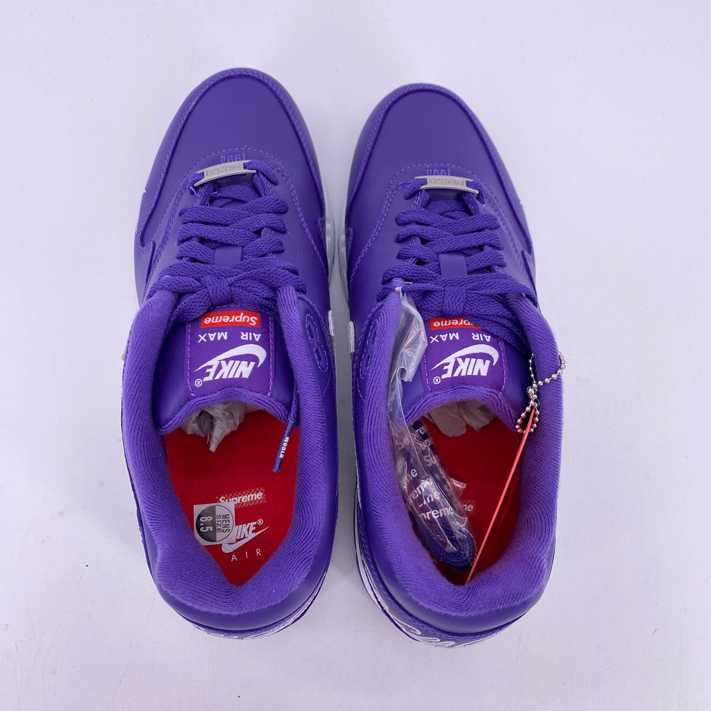 Nike Air Max 1 "Supreme Varsity Purple" 2025 New Size 8.5
