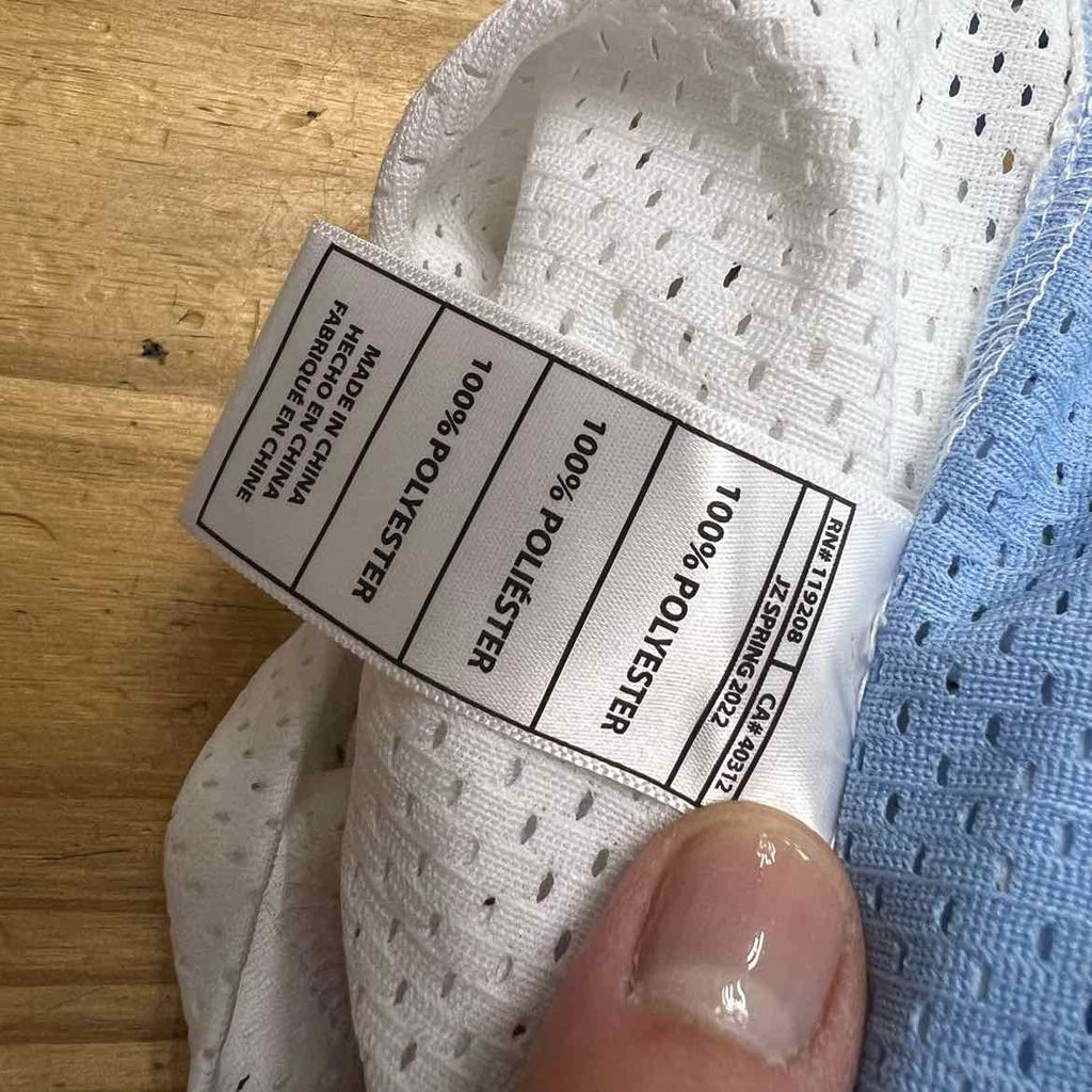 Mitchell & Ness Jersey "JORDAN UNC" White Used Size XL