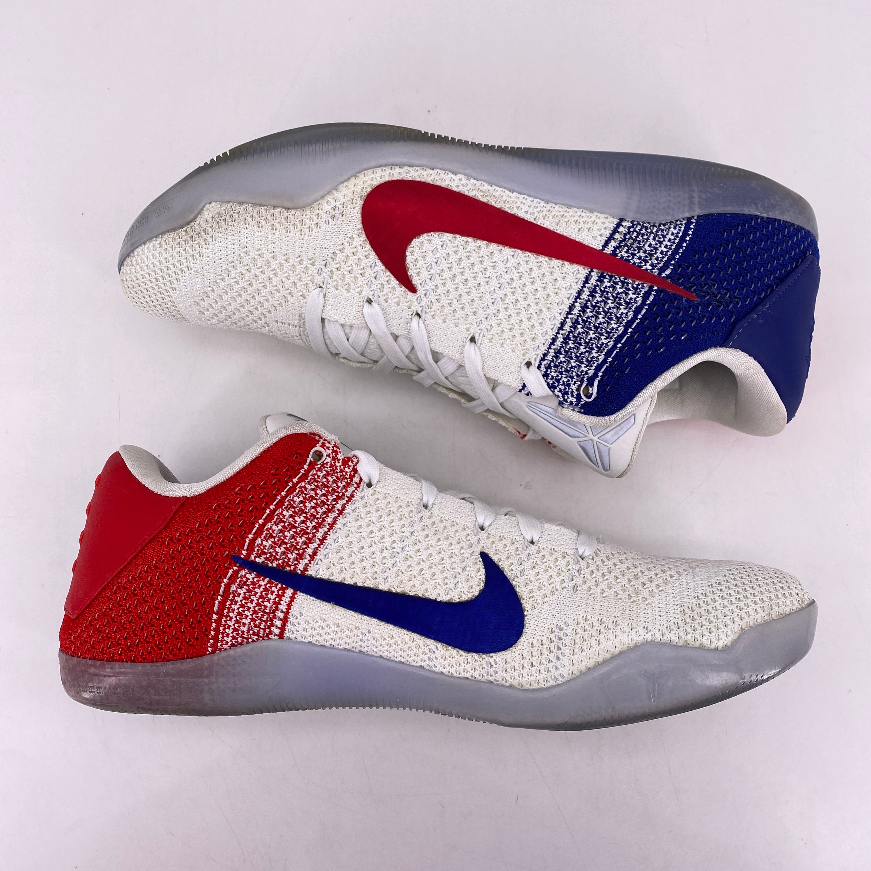 Nike Kobe 11 Elite Low &quot;Usa&quot; 2016 Used Size 10.5