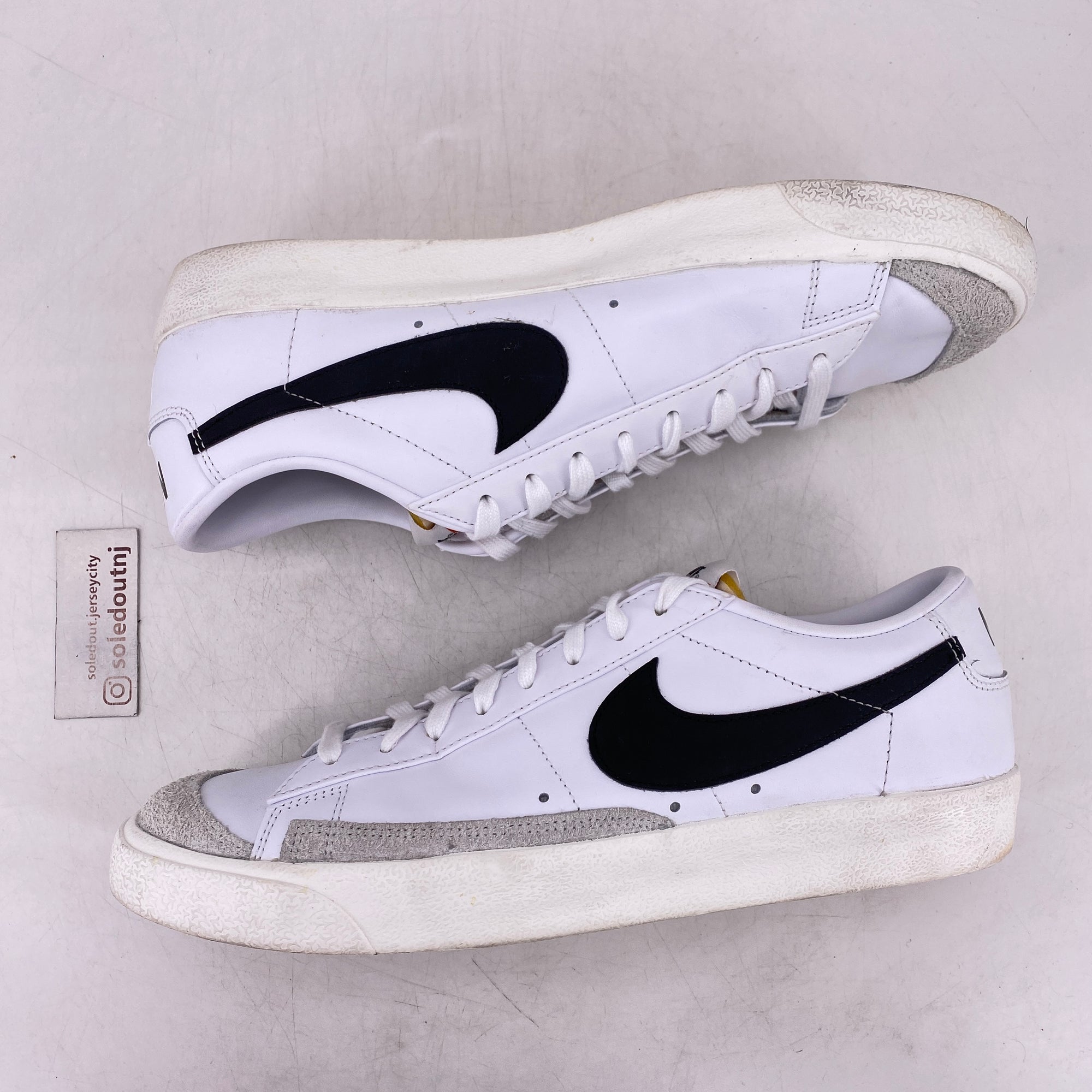 Nike Blazer Low &quot;White Black&quot; 2020 Used Size 12