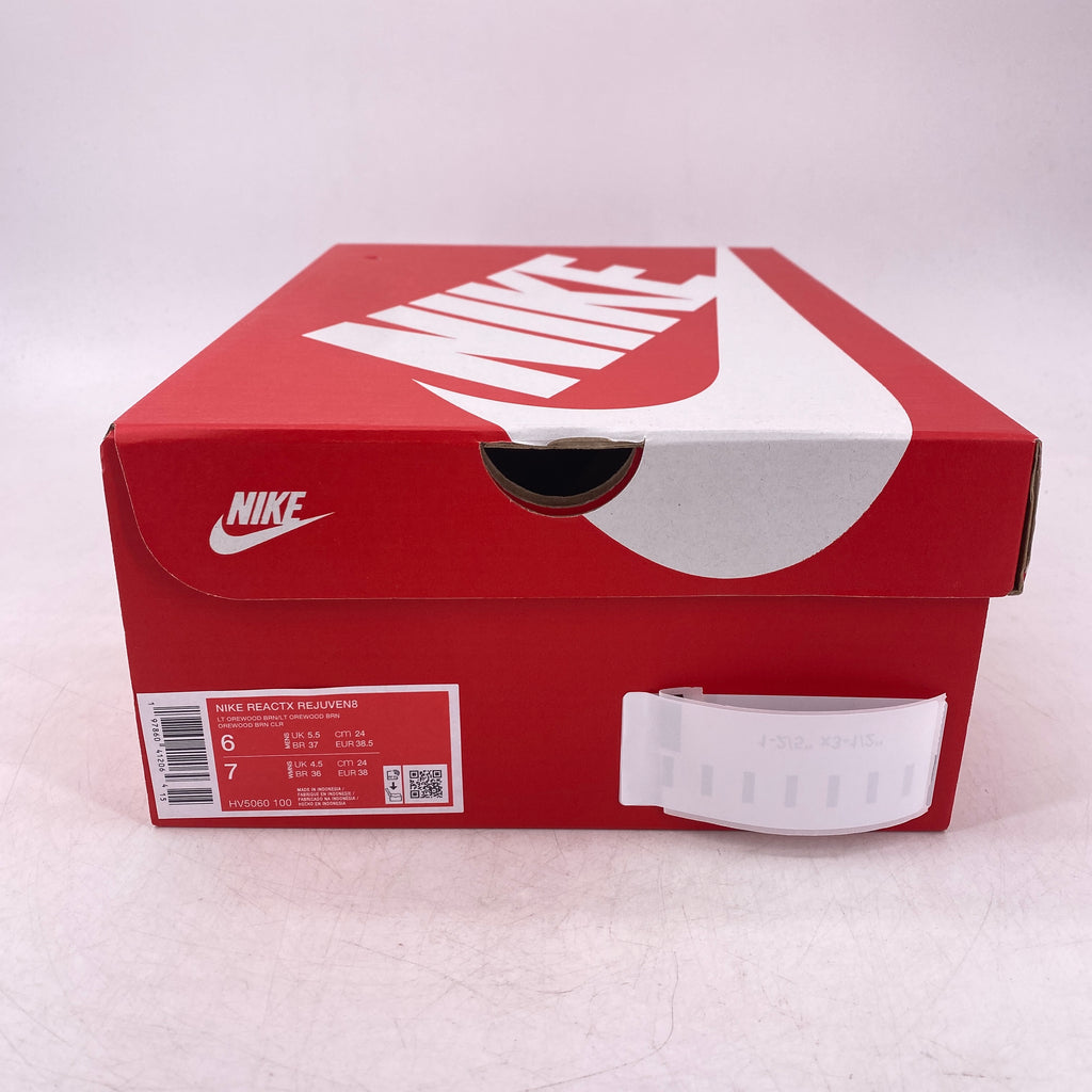 Nike ReactX Rejuven8 "Light Orewood Brown" 2025 New Size 6