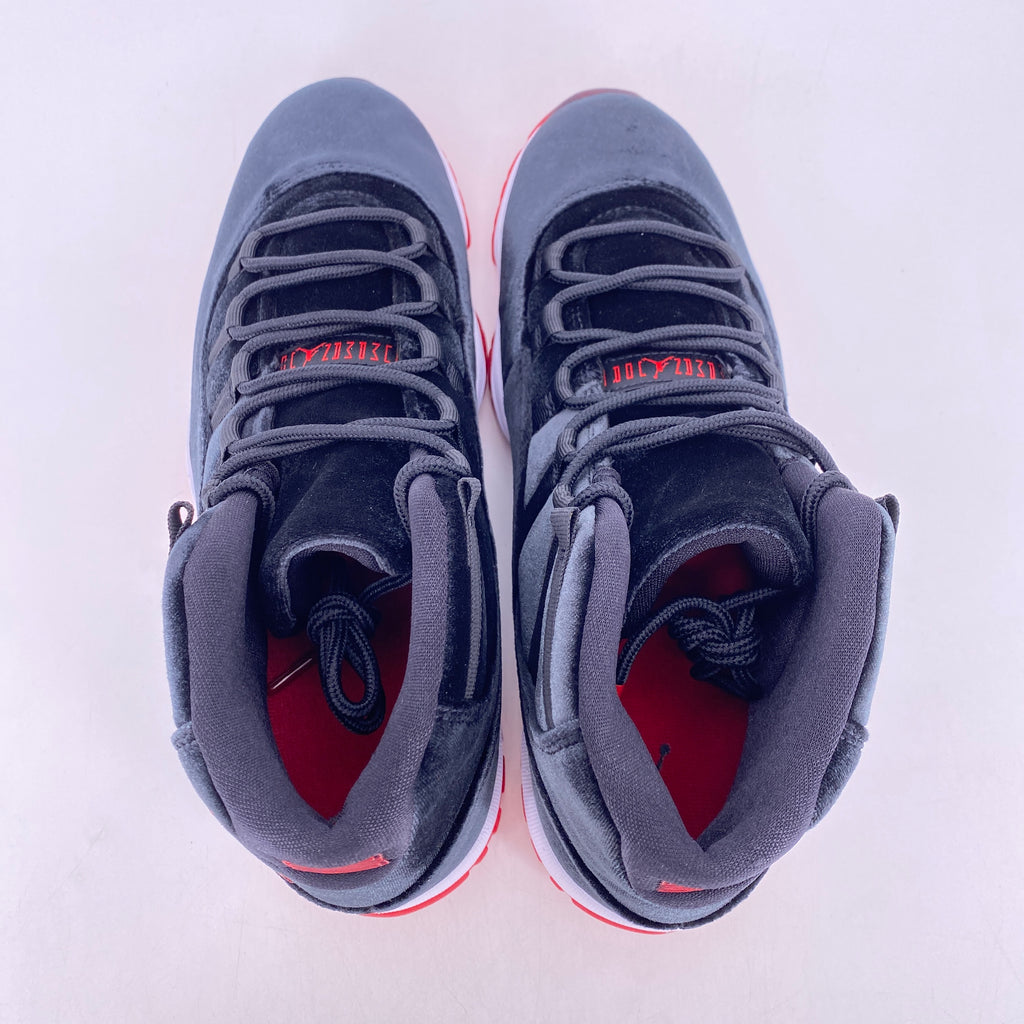 Air Jordan (W) 11 Retro "Bred Velvet" 2024 New Size 11.5W