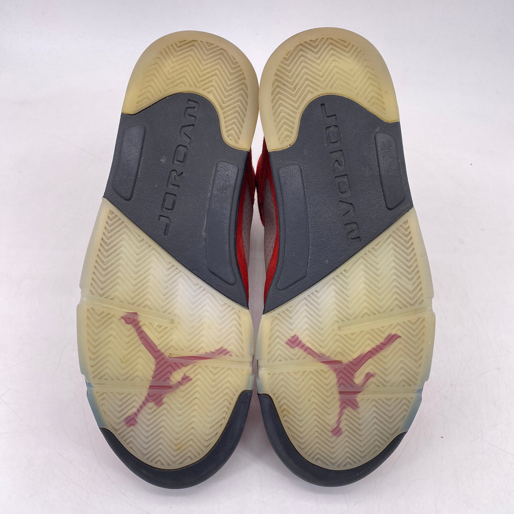 Air Jordan 5 Retro "Raging Bull Red Suede" 2021 Used Size 13