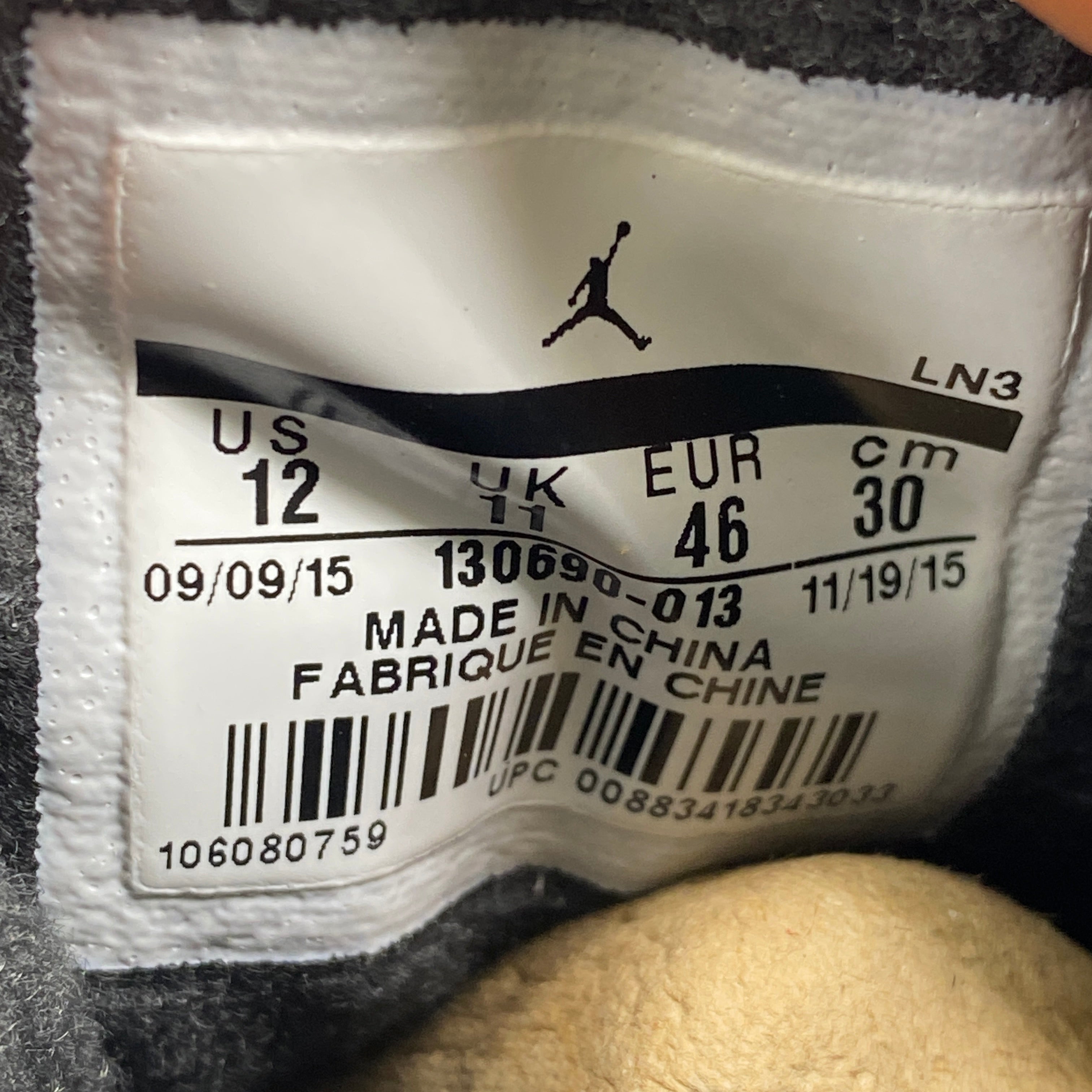 Air Jordan 12 Retro &quot;The Master&quot; 2016 New Size 12