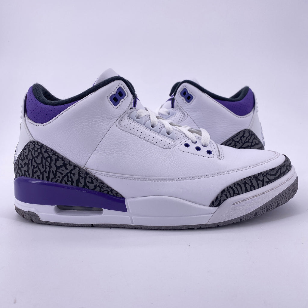 Air Jordan 3 Retro "Dark Iris" 2022 Used Size 10