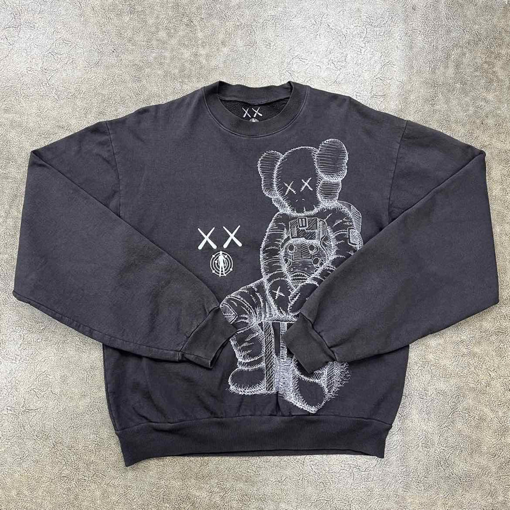 KAWS Crewneck Sweater "KID CUDI" 2022 Used Black Size M