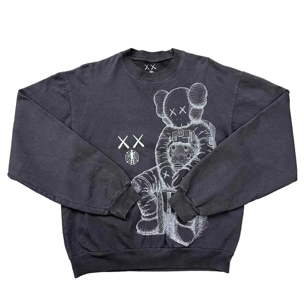 KAWS Crewneck Sweater "KID CUDI" 2022 Used Black Size M