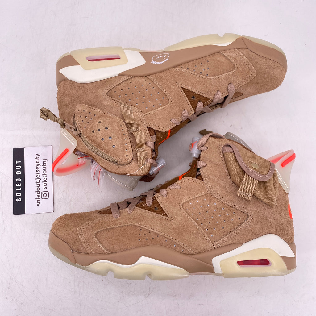 Air Jordan 6 Retro "British Khaki" 2021 New Size 8