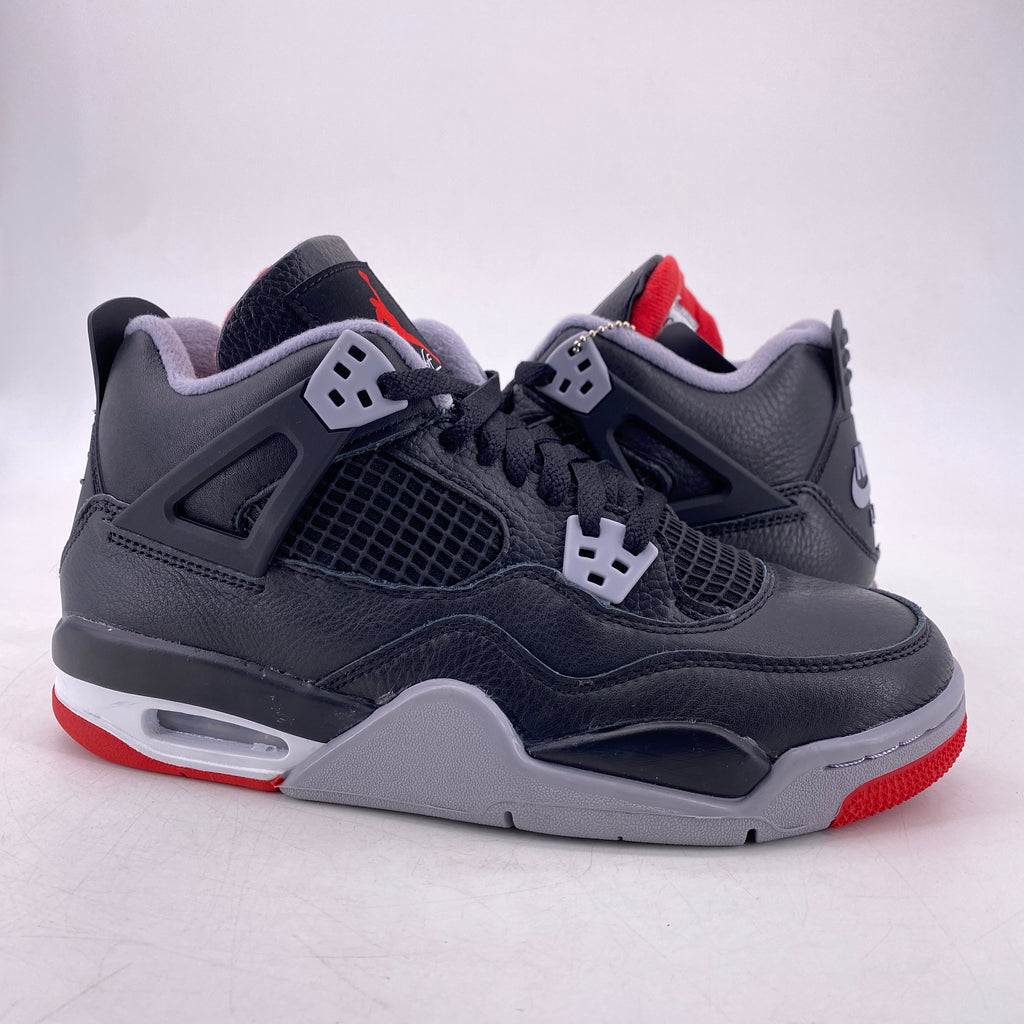 Air Jordan (GS) 4 Retro "Bred Reimagined" 2024 New Size 7Y