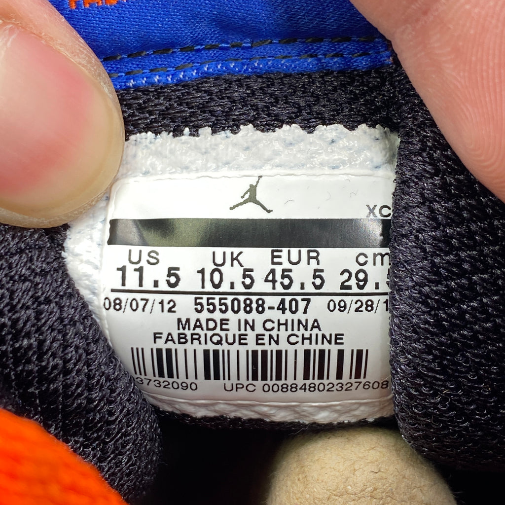 Air Jordan 1 Retro High OG "Knicks" 2013 Used Size 11.5