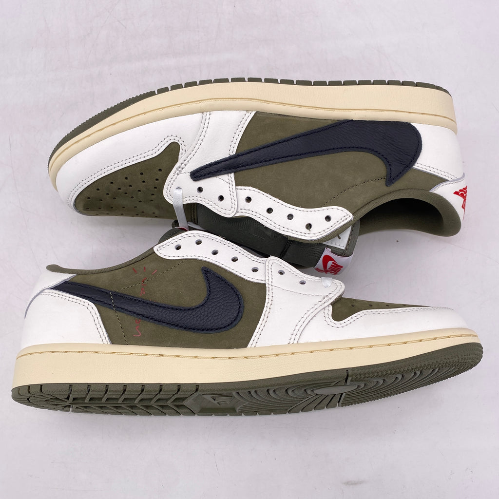 Air Jordan 1 Low OG SP "Travis Scott Medium Olive" 2024 New Size 9.5