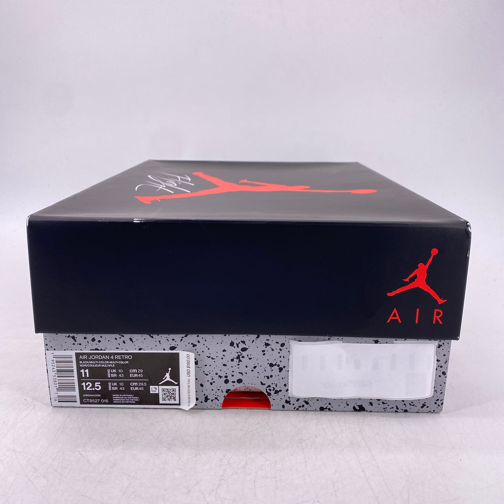 Air Jordan 4 Retro "Red Thunder" 2022 New Size 11