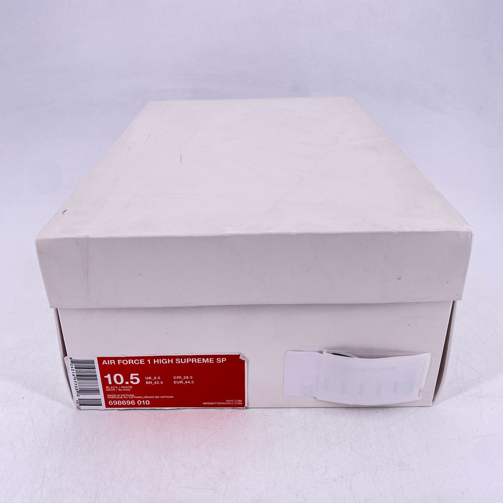 Nike Air Force 1 High Supreme "World Famous Black" 2014 Used Size 10.5