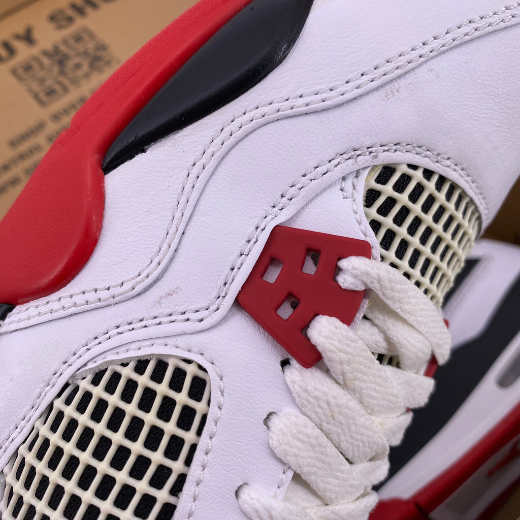 Air Jordan (GS) 4 Retro "Fire Red" 2020 New Size 4Y