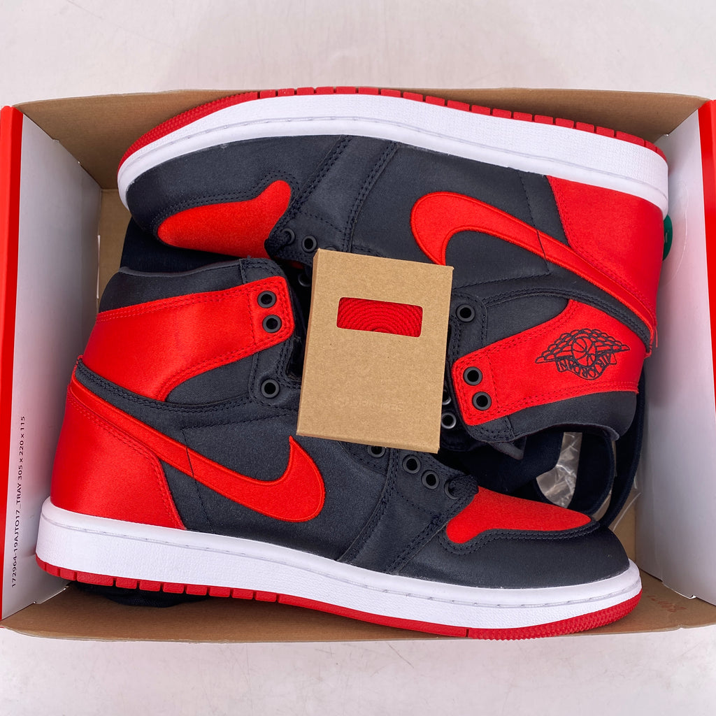 Air Jordan (W) 1 Retro High OG "Satin Bred" 2023 New Size 8.5W