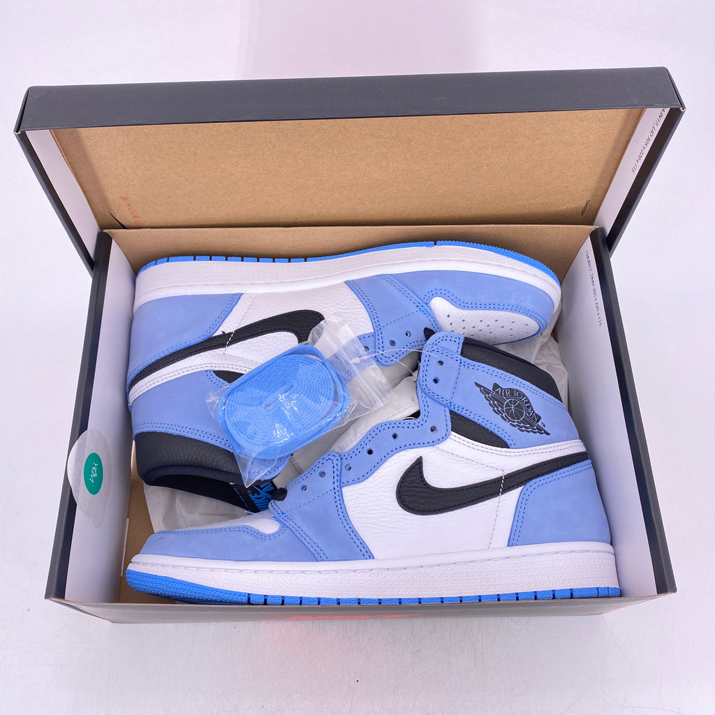 Air Jordan 1 Retro High OG "University Blue Black" 2021 New Size 9
