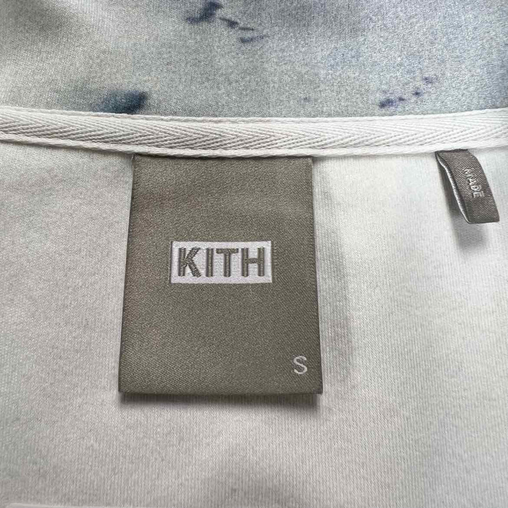 Kith Quarter Zip "HUNTER TIE-DIE" Blue Size S