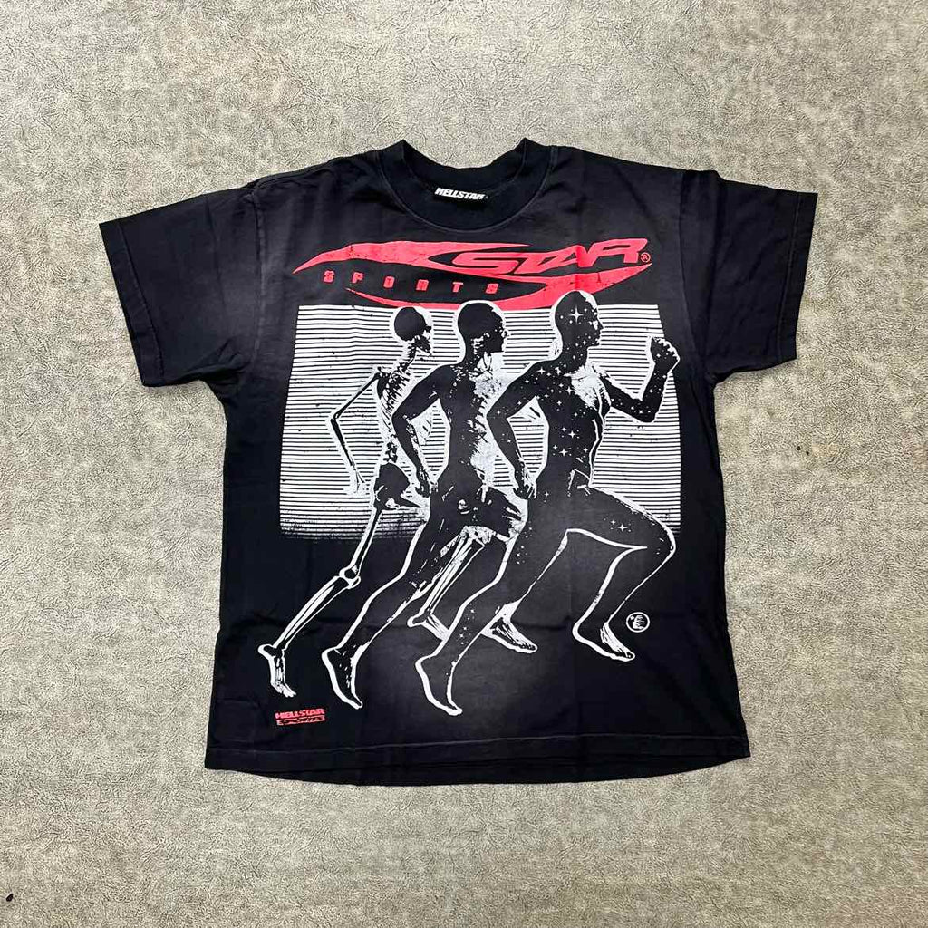 Hellstar T-Shirt "MARATHON" Black New Size S