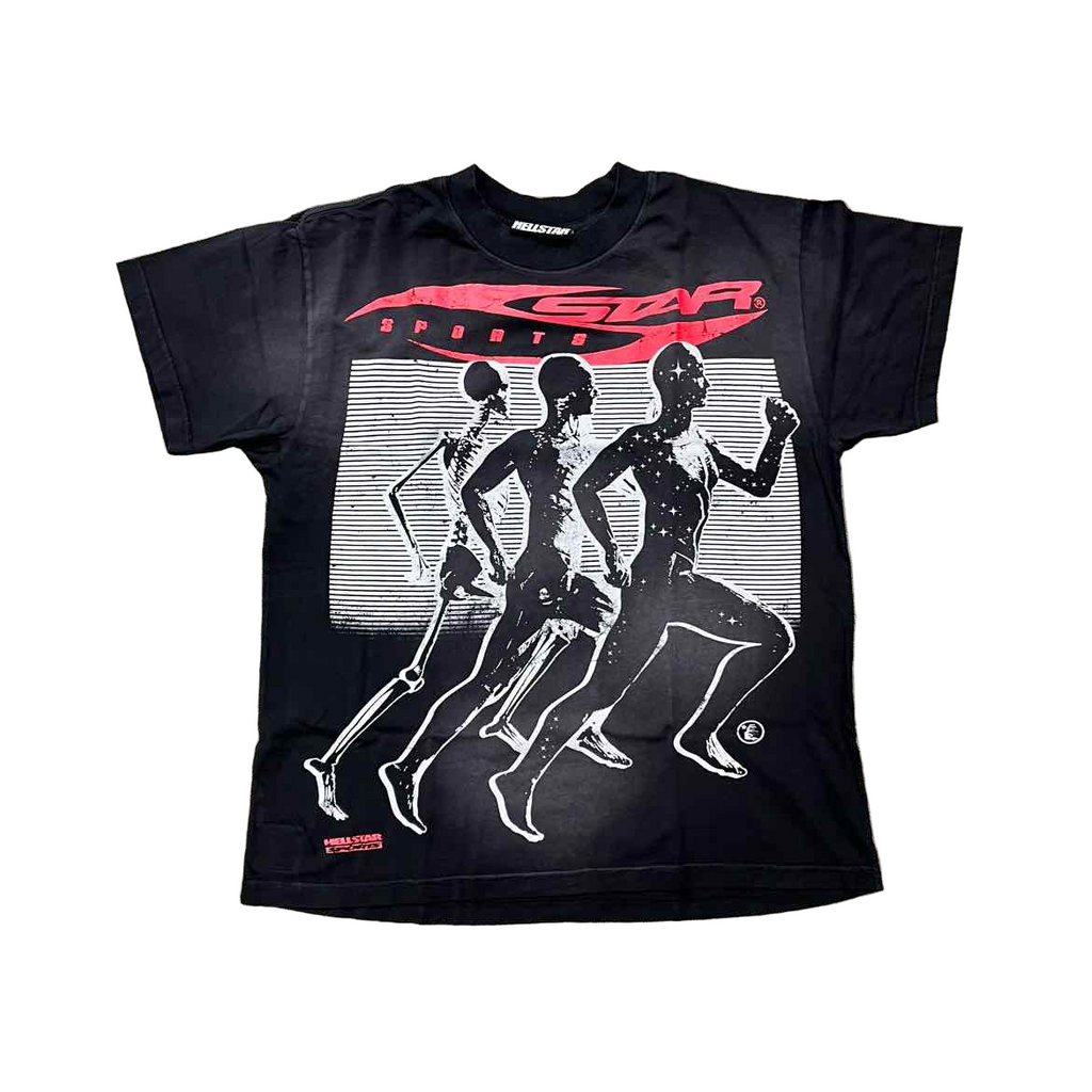 Hellstar T-Shirt "MARATHON" Black New Size S