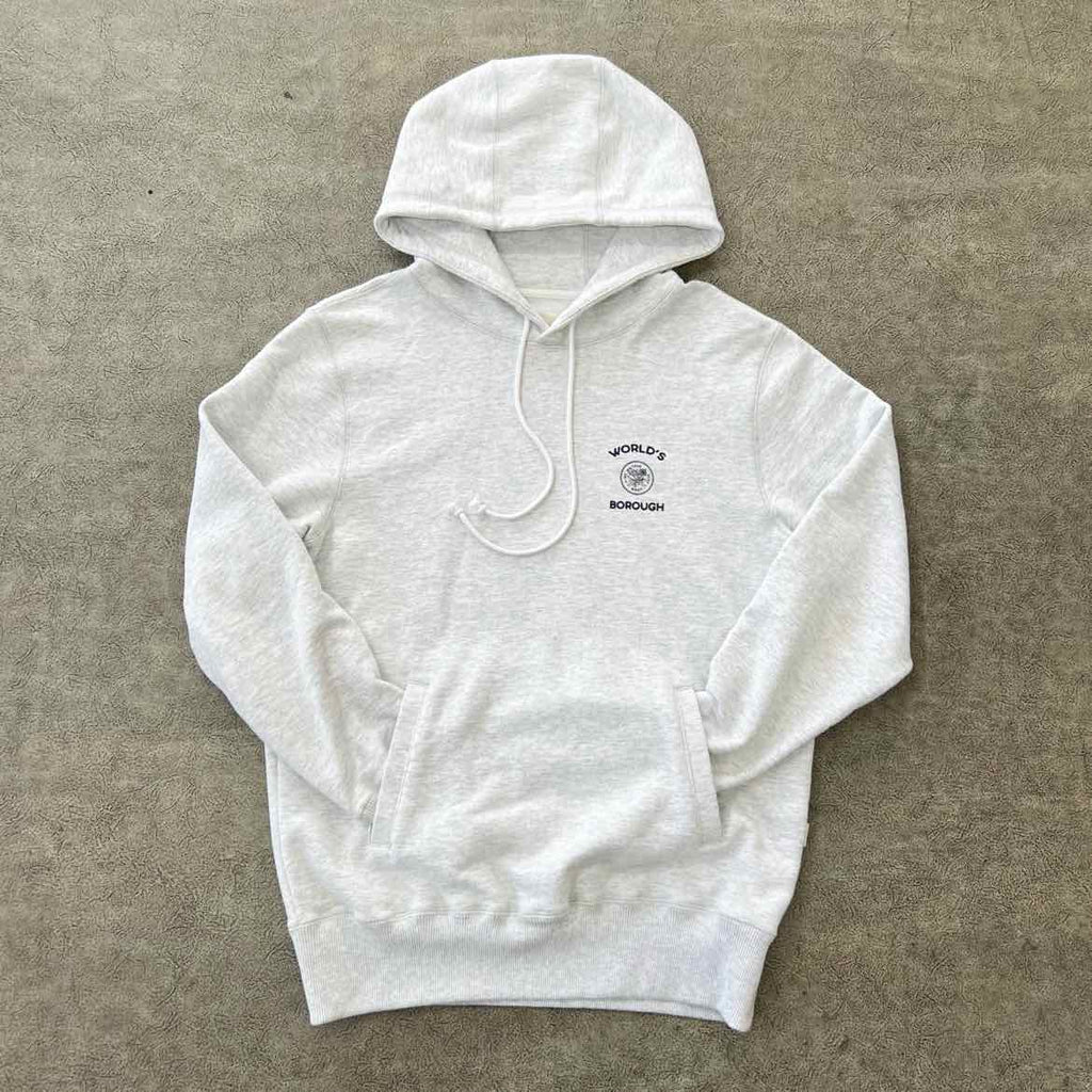 Aime Leon Dore Hoodie "WORLDSBOROUGH" Grey Used Size M