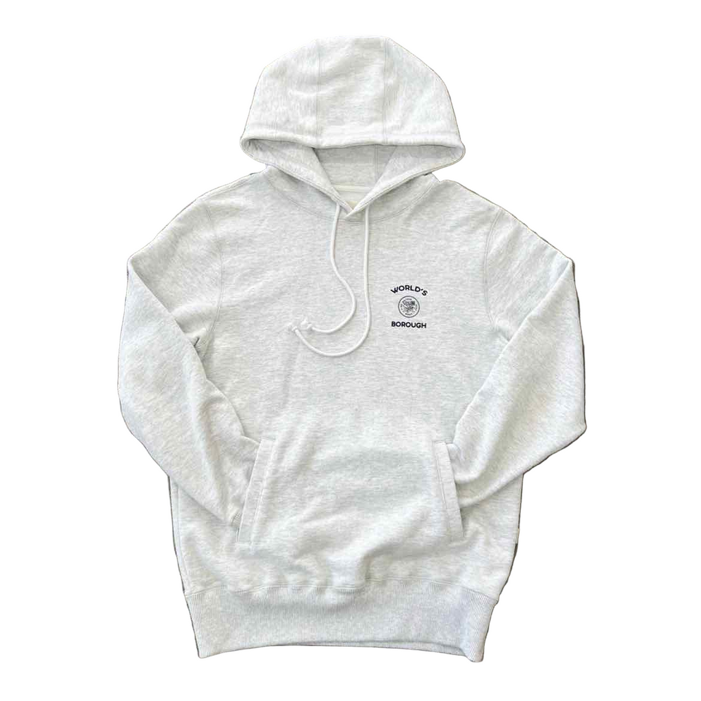 Aime Leon Dore Hoodie "WORLDSBOROUGH" Grey Used Size M