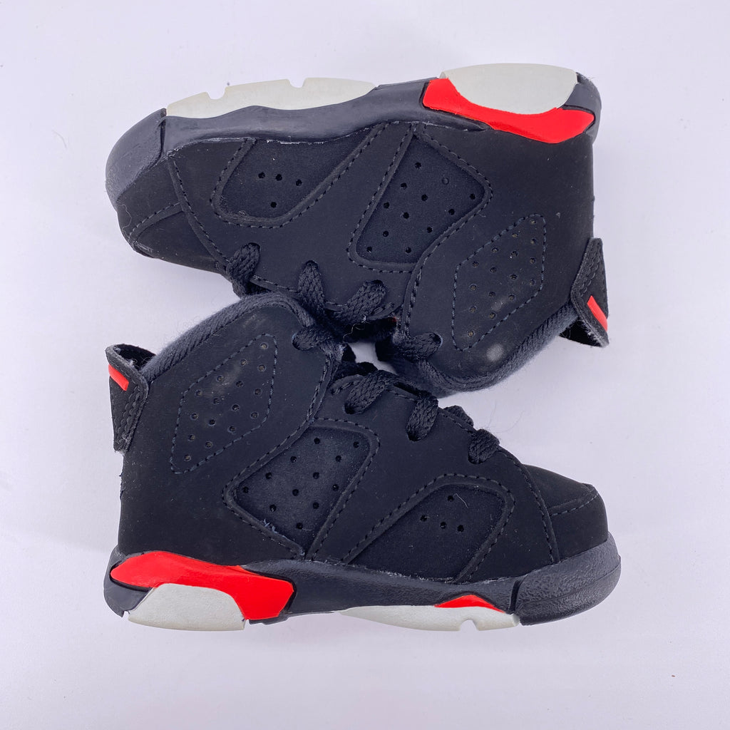 Air Jordan (TD) 6 Retro "Infrared" 2019 New Size 4c