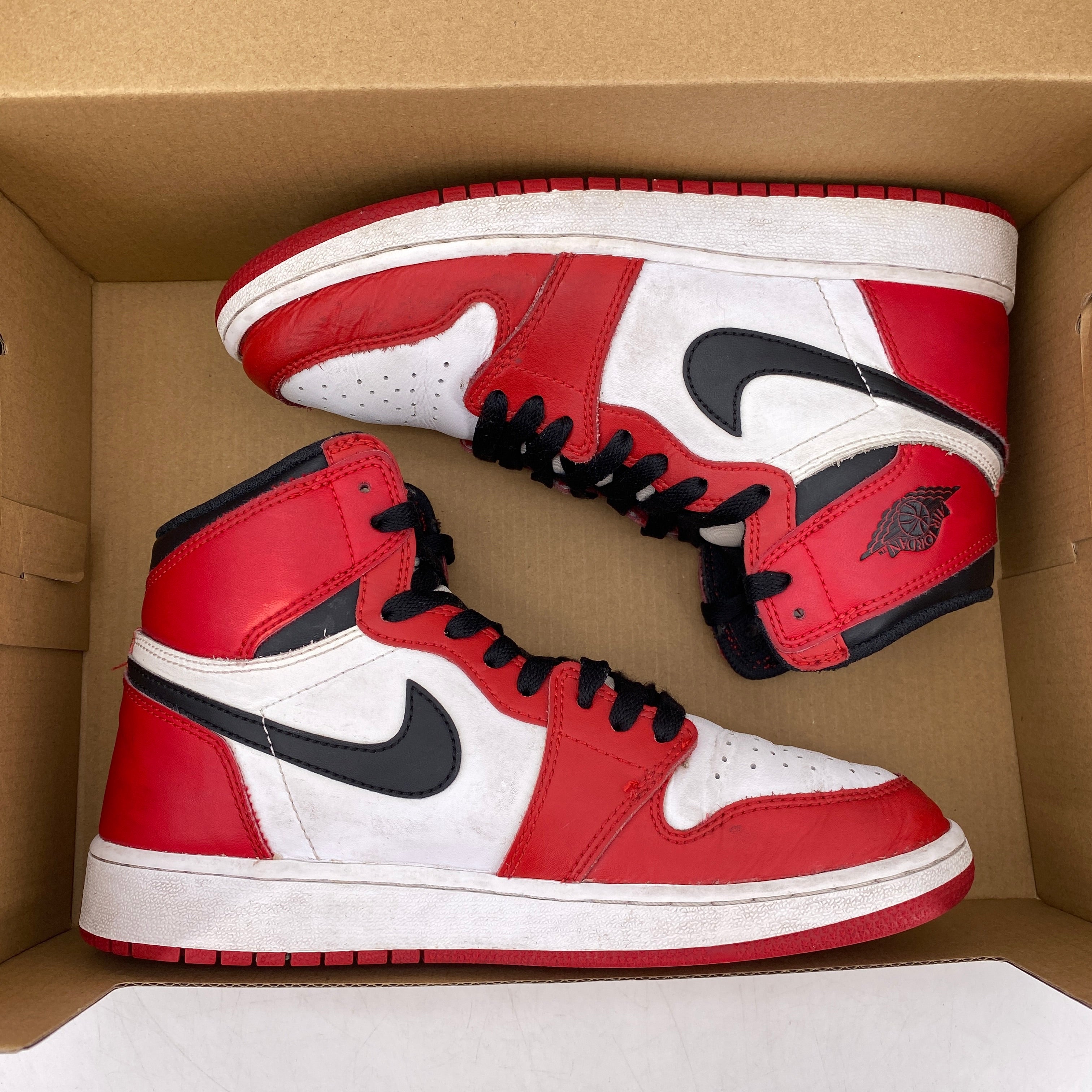Air Jordan (GS) 1 Retro High OG &quot;Chicago&quot; 2015 Used Size 5.5Y