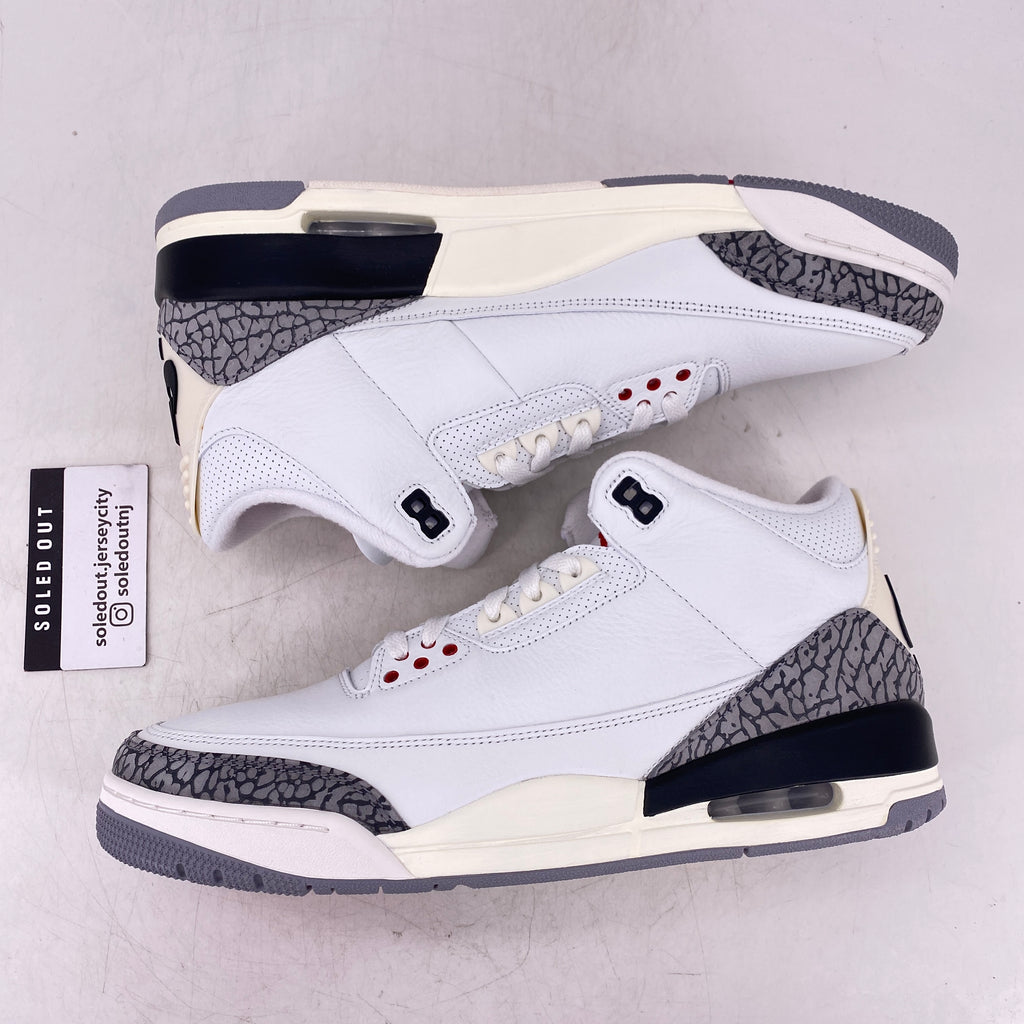 Air Jordan 3 Retro "White Cement" 2023 New Size 12.5