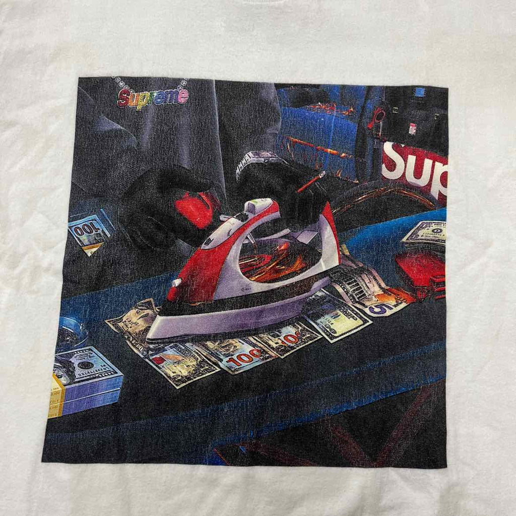 Supreme T-Shirt "GAS" White Used Size L