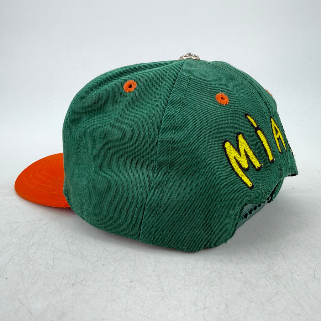 Chrome Hearts Snapback "MIAMI ART BASEL" Used Green Size OS