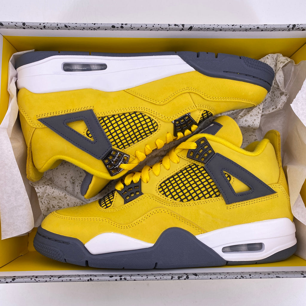 Air Jordan 4 Retro "Lightning" 2021 New Size 9