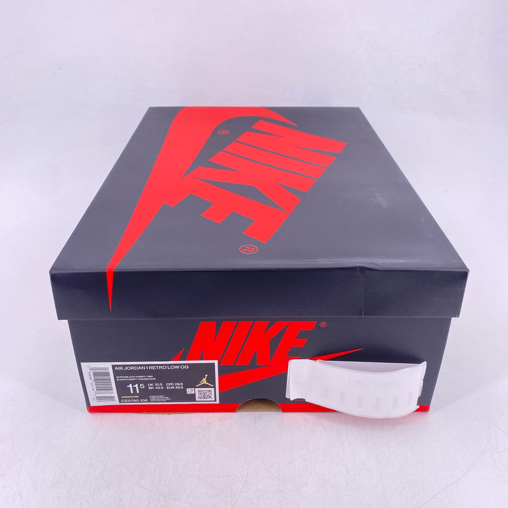 Air Jordan 1 Retro Low "Black Toe" 2023 New Size 11.5