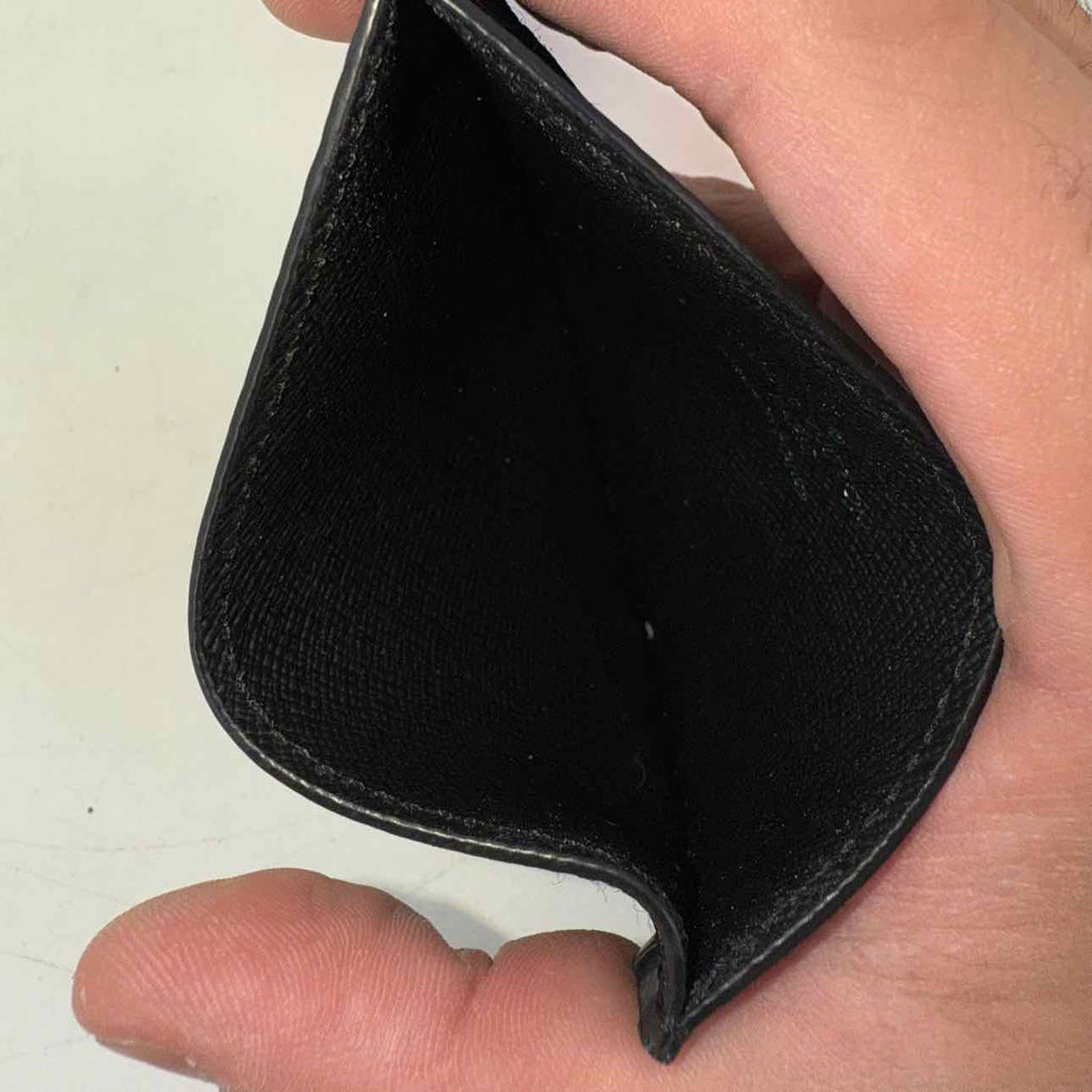 Louis Vuitton Card Holder "MONOGRAM" Used Black